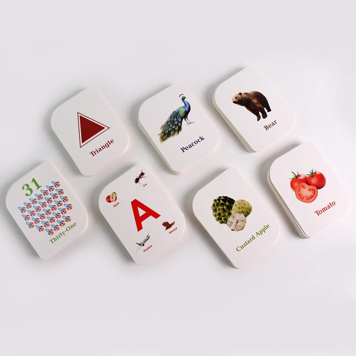 Early Learner Flashcard Set – 224 Durable Educational Cards